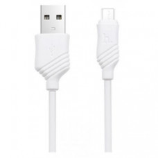 Кабель Hoco X6 Khaki Micro USB Cable 1m White