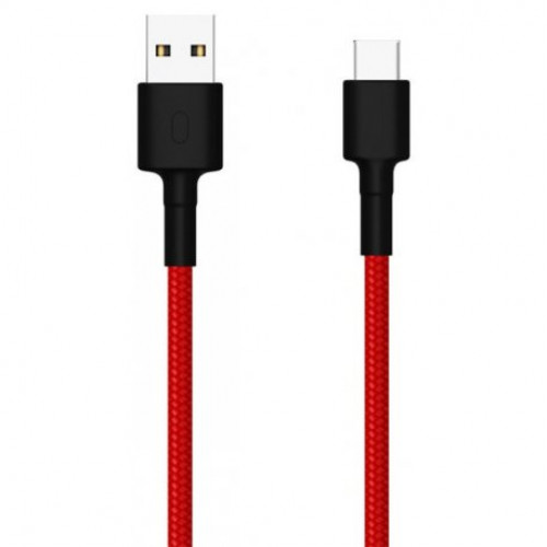 Купить Кабель Xiaomi Braided USB Type-C Cable 1m Red