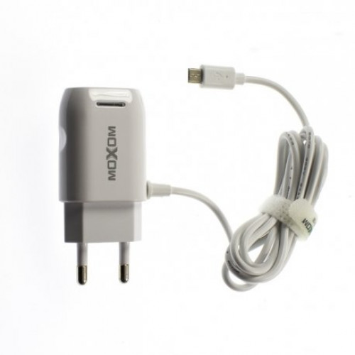 Купить Сетевое зарядное устройство Moxom KH-31 Micro USB White