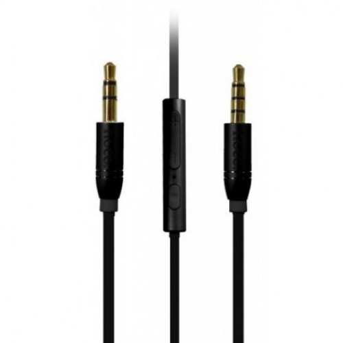 Купить Кабель Hoco UPA05 Yueyin Audio width Mic AUX-AUX 1m Black (UPA05)